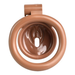 CockLock Cage de Chasteté Sissy Kiss 3.5 x 3.8cm Marron